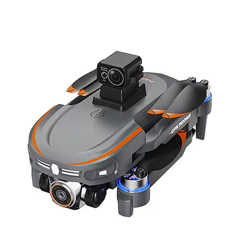 S28 GPS Aerial Photography Drone with Big Display Remote – 4K Camera, Laser Obstacle Avoidance, Foldable Brushless Quadcopter, 20 minutes fly time