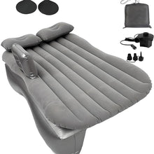 Portable Car Air Mattress for Back Seat – Inflatable Travel Sleeping Bed with Pump & 2 Pillows