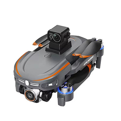 S28 GPS Aerial Photography Drone with Big Display Remote – 4K Camera, Laser Obstacle Avoidance, Foldable Brushless Quadcopter, 20 minutes fly time