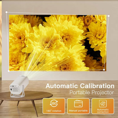 D&T Android 13 Smart LED Projector – Native 1080p Full HD, 8400 Lumens, Built-in Netflix, Prime & Hotstar