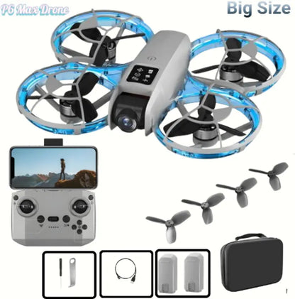 P6 Max Mini 4K Drone with Dual Camera & Brushless Motor – Dual Battery Quadcopter