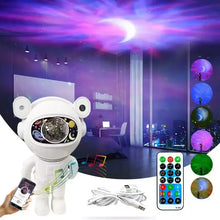 Astronaut Galaxy Star Projector with Bluetooth Speaker & Remote – 360° Rotating Space Night Lamp for Kids