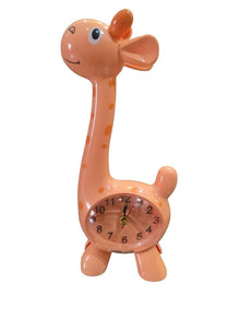 Cartoon Orange Giraffe Alarm Clock – Cute Kids Wake-Up Clock & Stylish Home Decor Gift