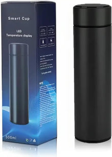 500ml LED Temperature Vacuum Flask – ISI Certified Ombre Steel Bottle | 12 Hrs Hot & Cold Insulated Water Bottle