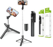 R1-L 3-in-1 Selfie Stick Tripod – 67” Extendable with Bluetooth Remote & Stable Base for Vlogging