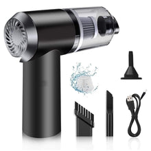 3-in-1 Portable Car Vacuum Cleaner – USB Rechargeable, Wireless & Powerful for Travel & Home Use