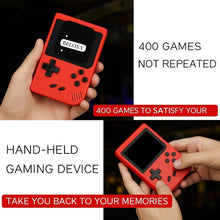 Handheld 400-in-1 Video Game Console for Kids – Rechargeable Game Box with TV Output