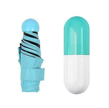 Compact Capsule Travel Umbrella – Portable, Foldable & Windproof Mini Umbrella with Stylish Case
