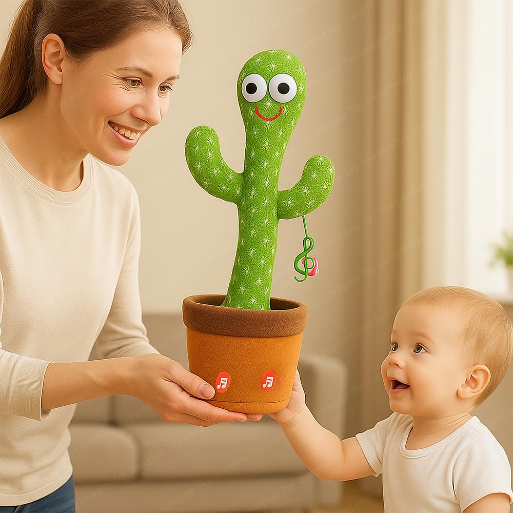 Rechargeable Talking Cactus – Fun, Musical & Educational