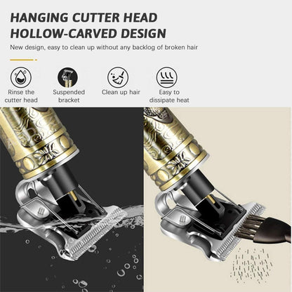 Professional Beard Trimmer for Men – Precision Hair Clipper & Adjustable Blade Shaver for Grooming