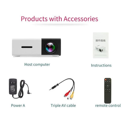 Pro Mini Portable LED Projector – Compact Home Cinema for Kids & Family Entertainment