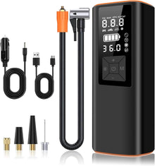 Portable Tire Inflator Air Compressor – Fast Car Tire Pump for Travel & Emergency